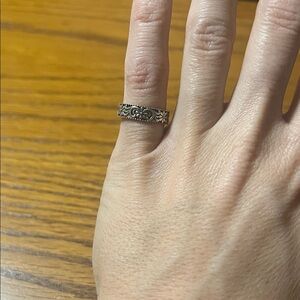 Tooled 925 Sterling Ring